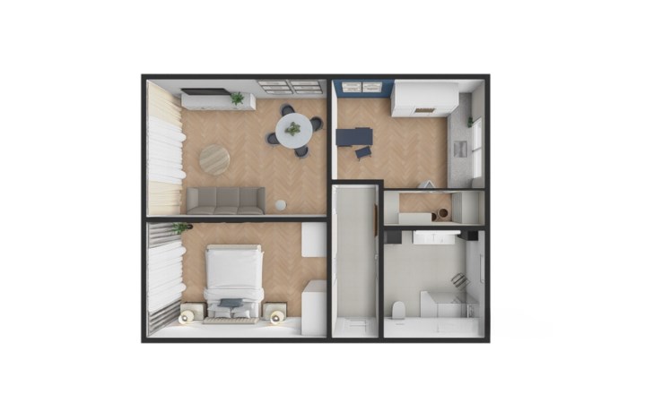 mieszkanie na sprzedaż - Wieleń (gw), Dębogóra